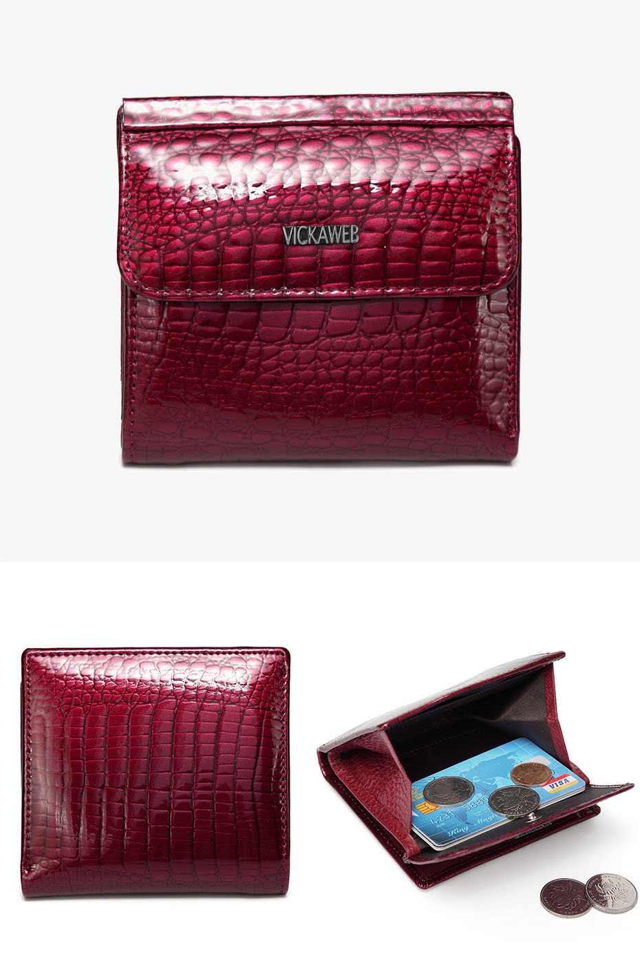 Women's Compact Leather Wallet