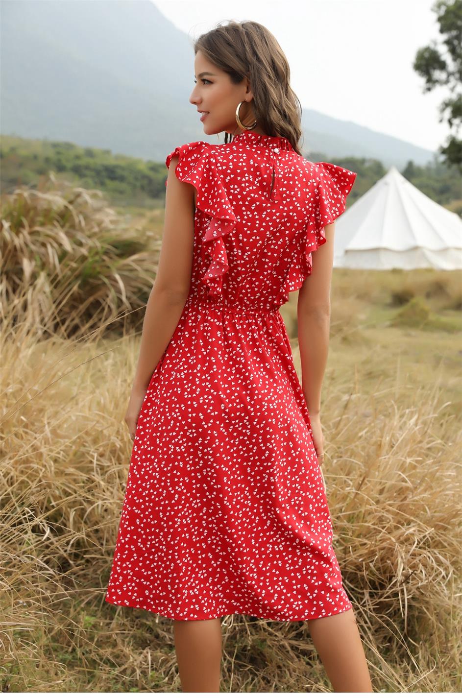 Women's Hearts Confetti Summer Dress