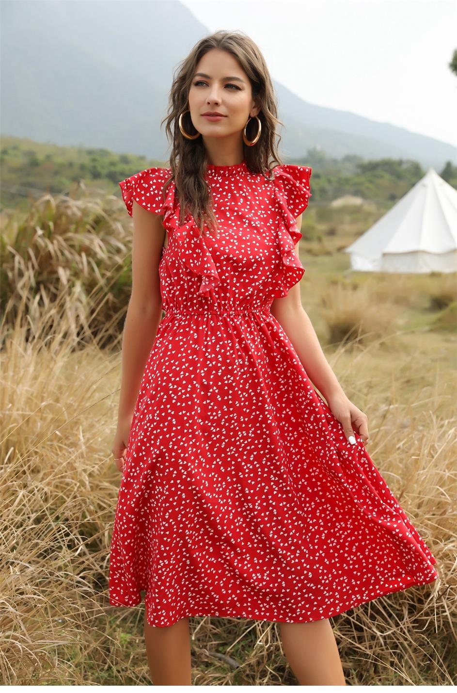 Women's Hearts Confetti Summer Dress