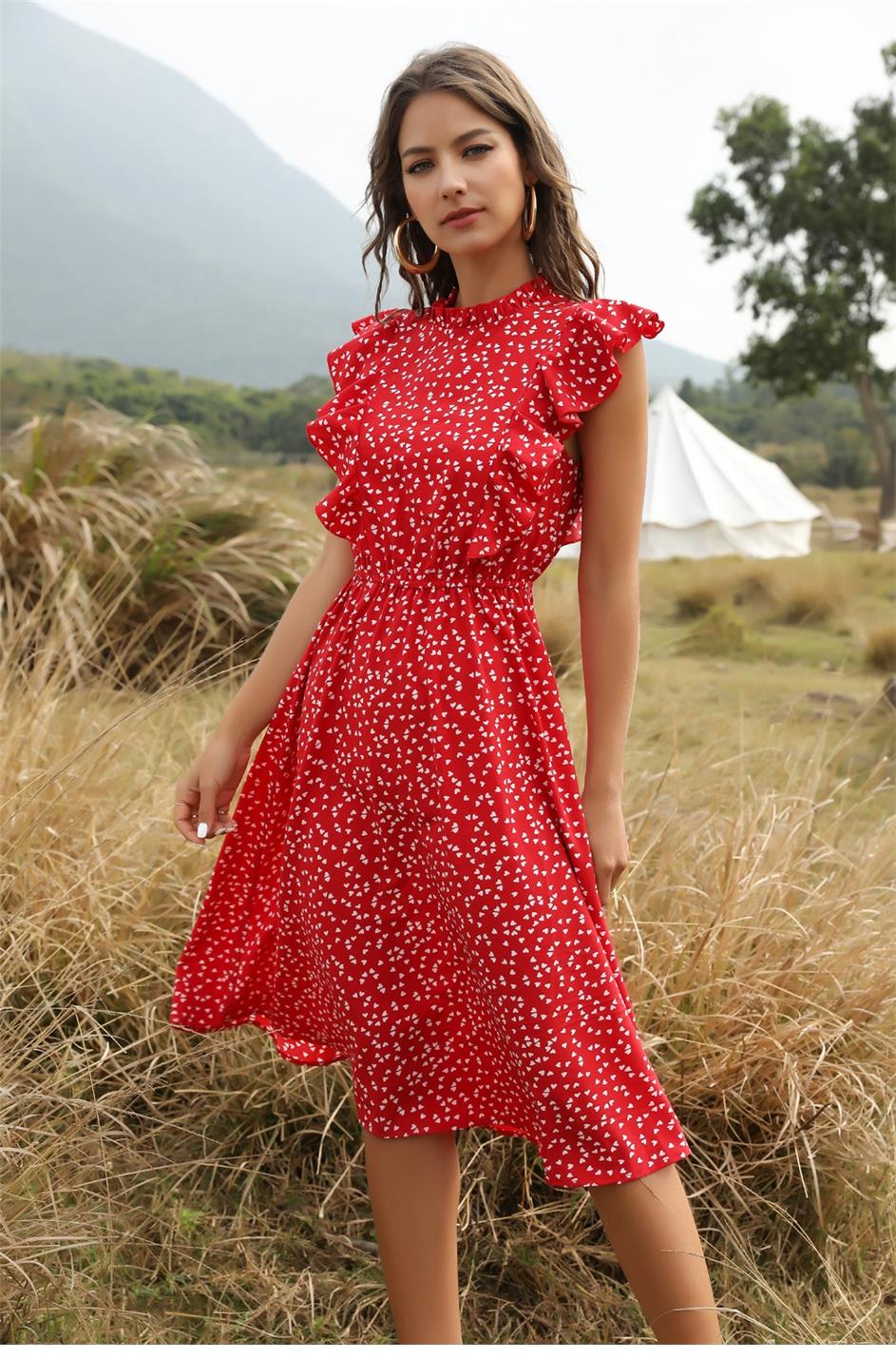 Women's Hearts Confetti Summer Dress