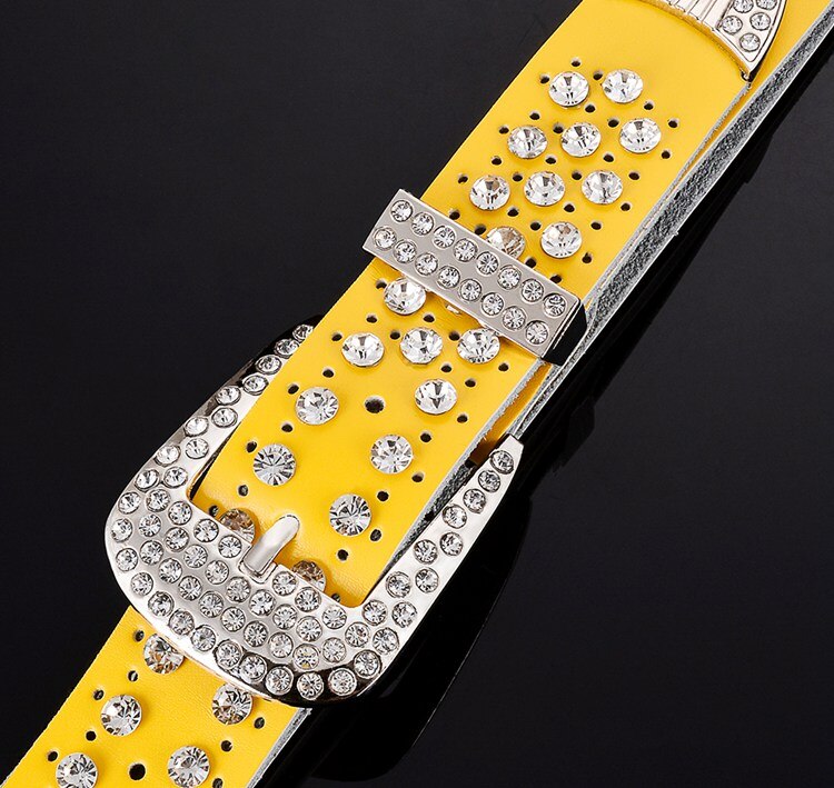 Women's Rhinestones Decorated Belt